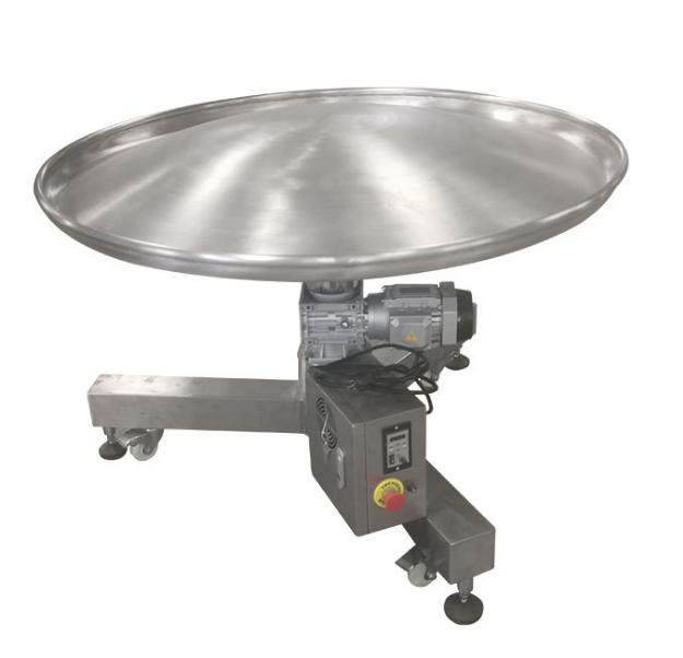 Reverse bow raised rotary table